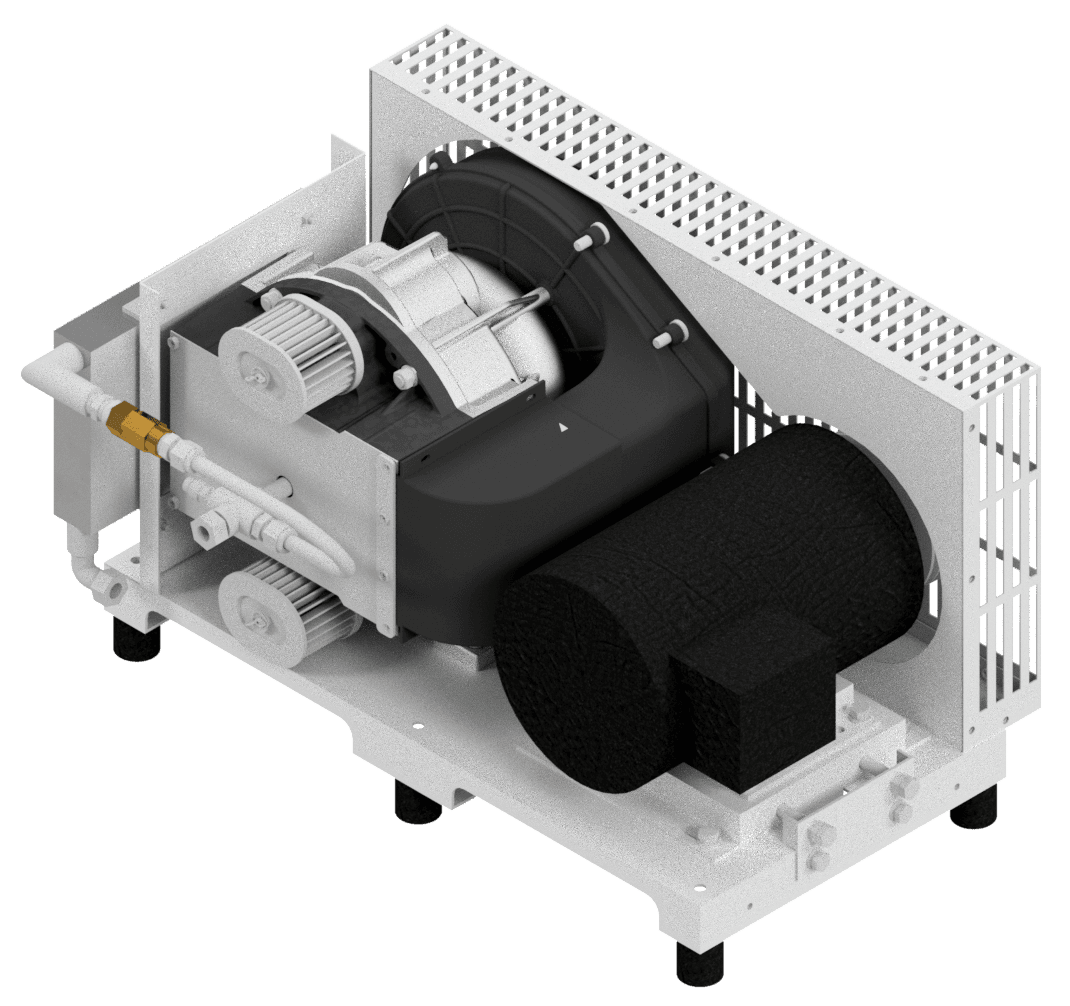New 3D Prototech ATSB Basemounted Scroll Air Compressor